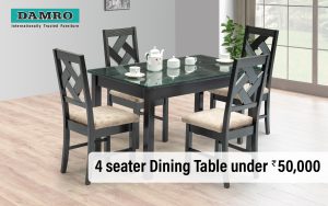 4 seater dining table under 50000