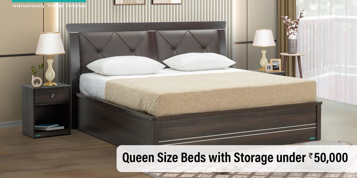 Queen Beds with Storage under 50000