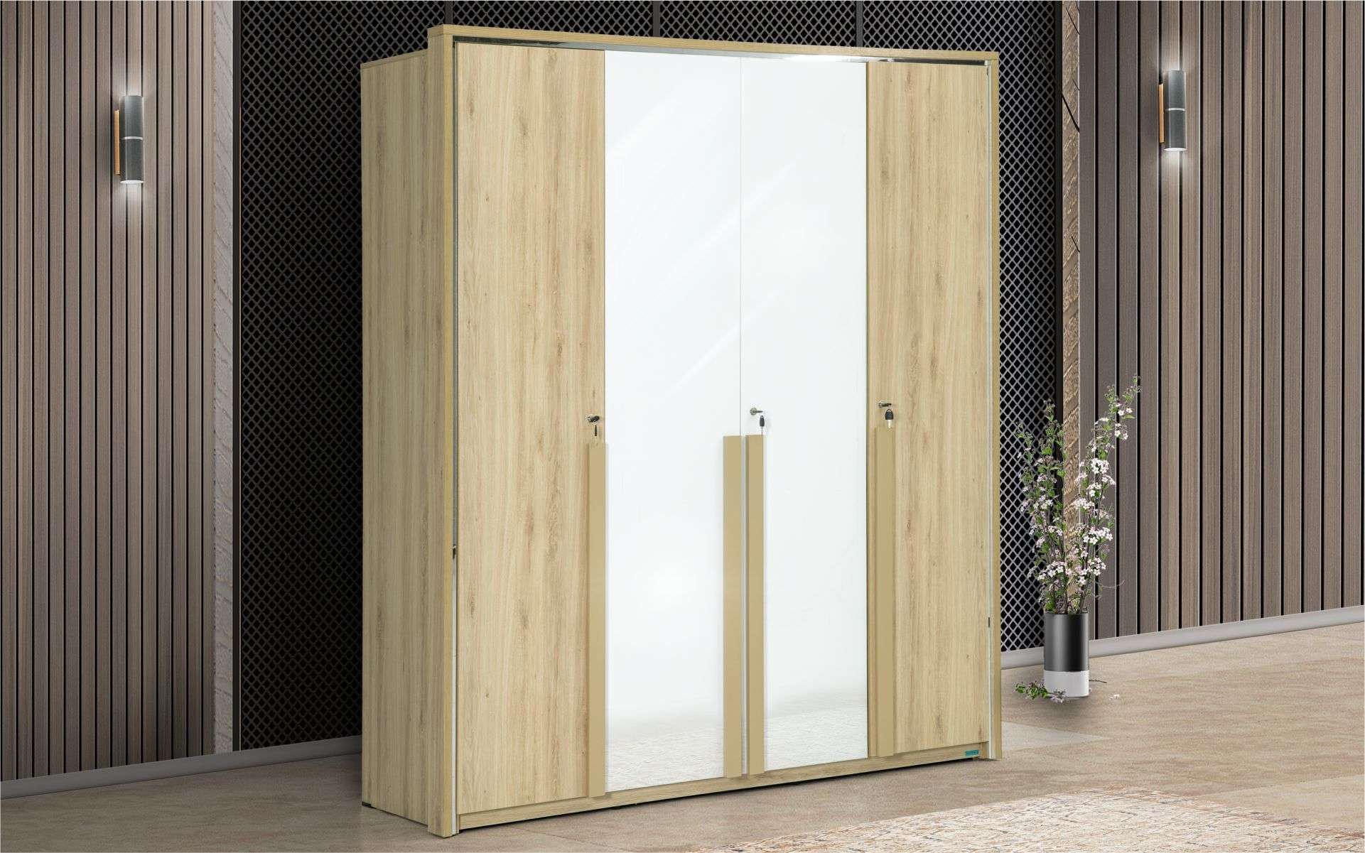 Bonita 4 Door Wardrobe