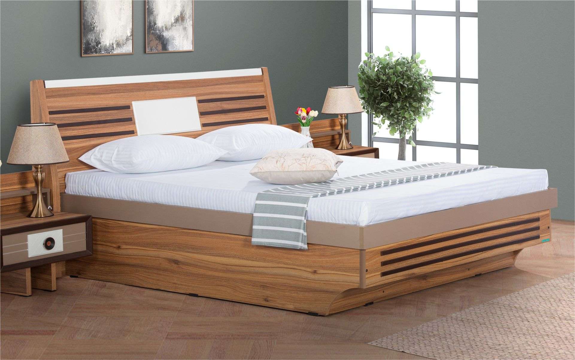 Briana Hydraulic King Size Bed