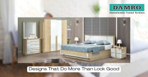 Damro's modern beds collection allows you to pick different sizes of beds, designs, finishes and functionality as per your taste and preference